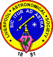 Liverpool Astronomical Society logo (colour, pre-gradient, c.1999)