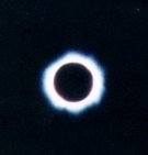 Total Solar Eclipse, 11th August 1999, taken by John Knott from Altmunster, Salzkammergut Region, Austria, using Pentax K 1000 SLR Camera, fitted with 300mm f8 lens. 1/500th second.
