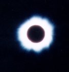 Total Solar Eclipse, 11th August 1999, taken by John Knott from Altmunster, Salzkammergut Region, Austria, using Pentax K 1000 SLR Camera, fitted with 300mm f8 lens. 1/250th second.