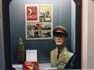 Dan Dare models on show at Prescot Museum's 'Final Frontier' exhibit, July 11th - September 3rd, 2000