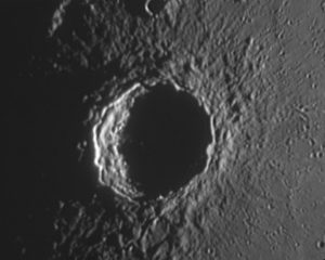 Copernicus crater, imaged by Rob Johnson, date on or before 10th April 2009