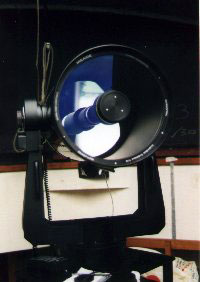 The 12" Meade LX200 telescope, which was installed at the Leighton Observatory on the 5th of September 1999.