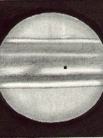 Jupiter, drawn by Ken Clarke, as viewed through a 10″ F4.3 Reflector, 308x. w1=228.8deg, w2=323deg, seeing 3-4/5, at 20:16 UTC on April 21st, 1991